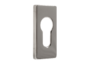 Bocchetta Rettangolare Foro Yale per Cilindro Europeo mm.28x61x7,5h varie finiture | Colombo Design - immagine 2